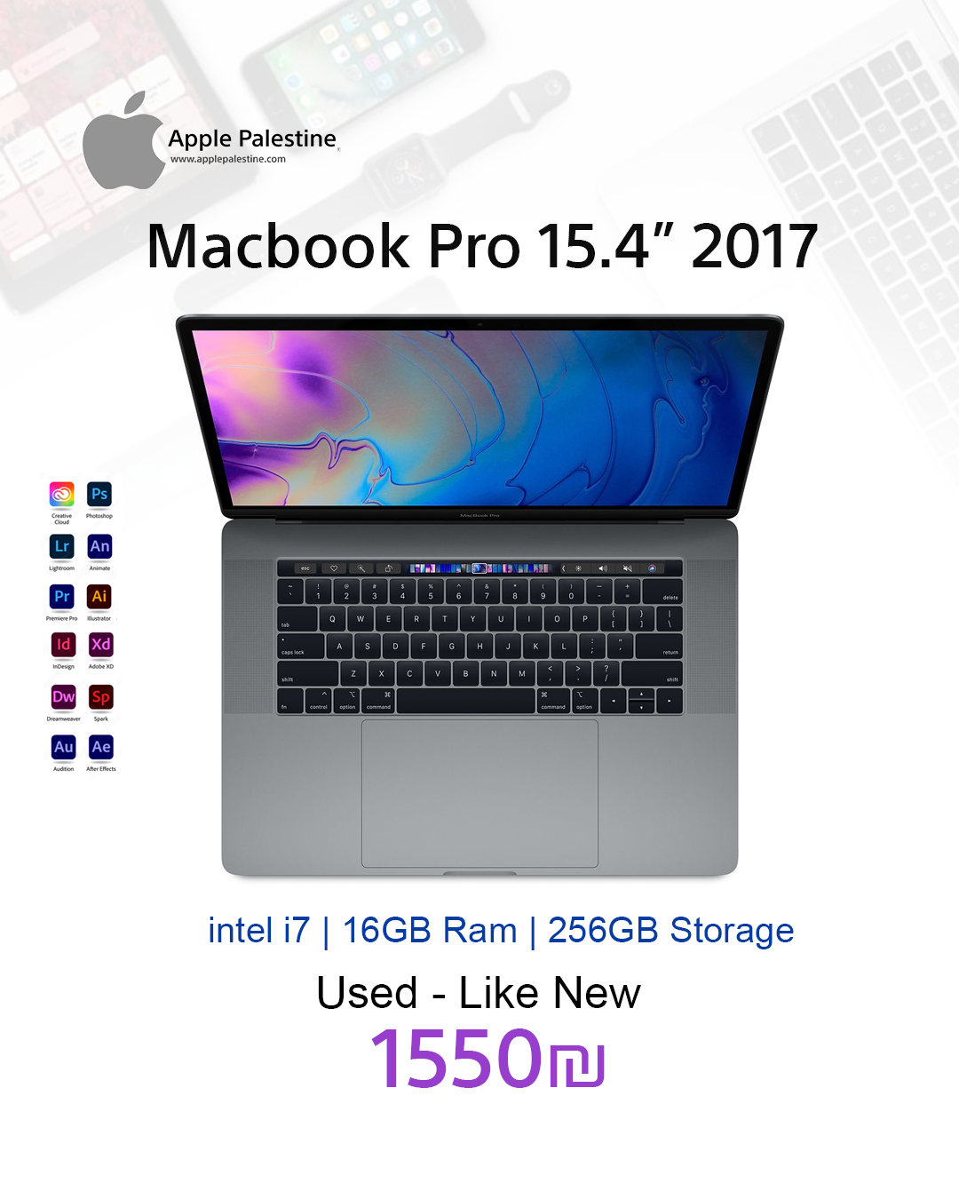 Macbook pro 15,4” 2017