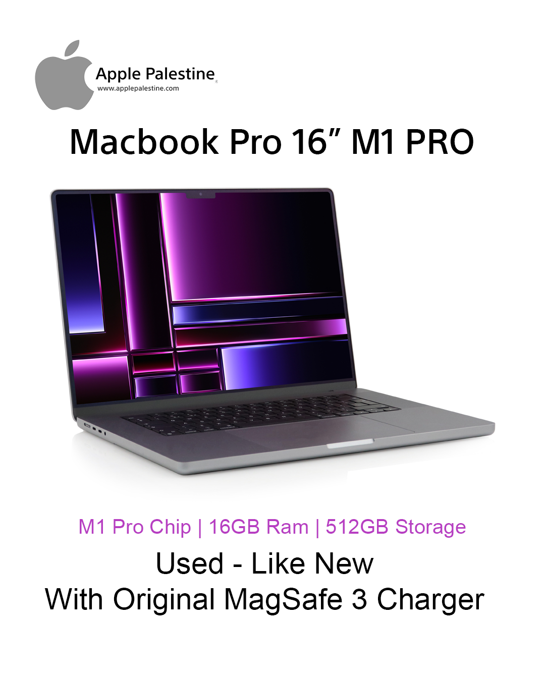 Apple Macbook Pro 16 Inch Apple 16gb M1 Apple MacBook Pro 16-inch