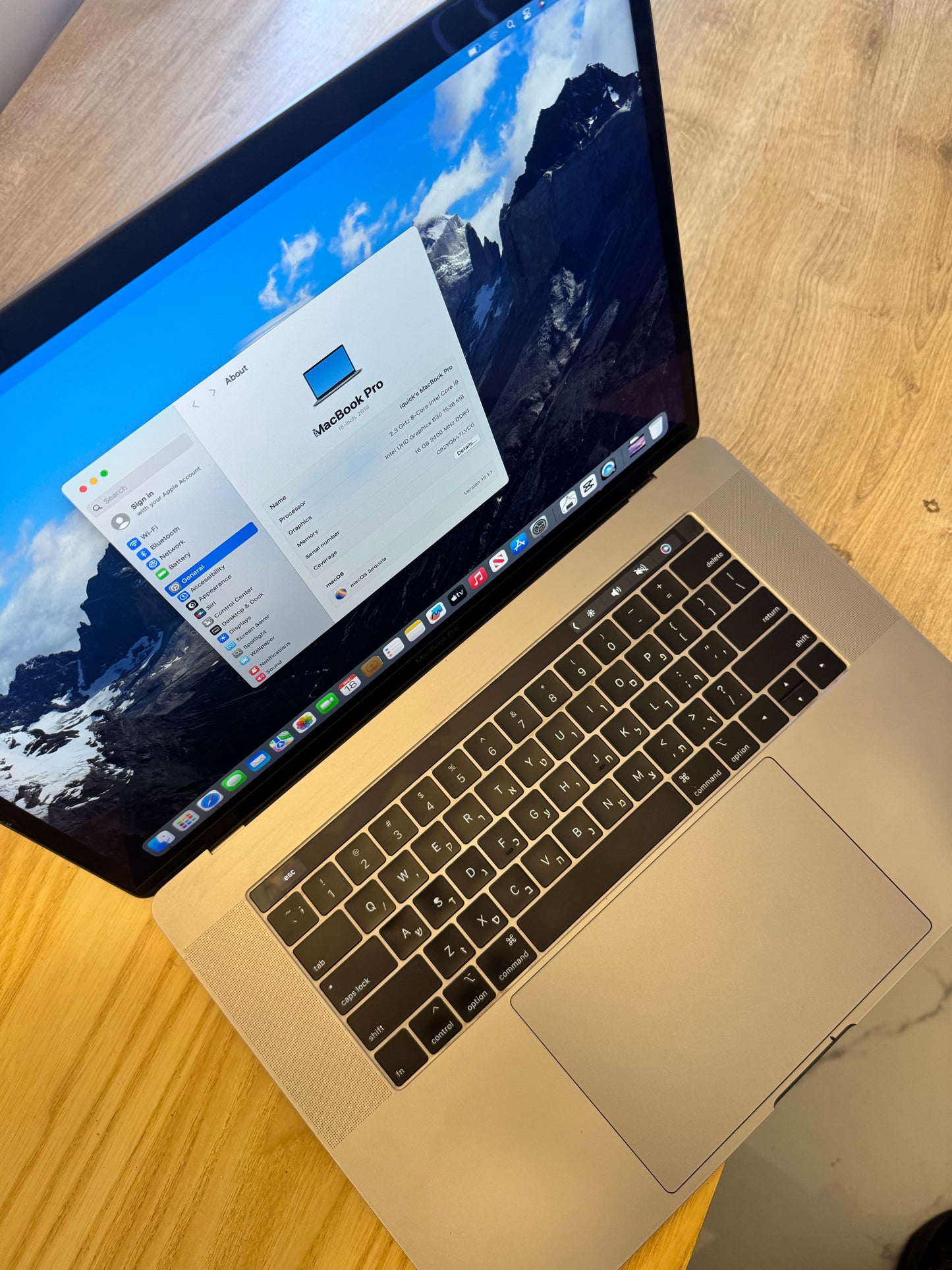 Macbook pro 15 2019