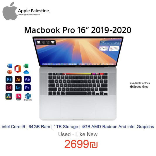 Macbook pro 16” 64GB 2019
