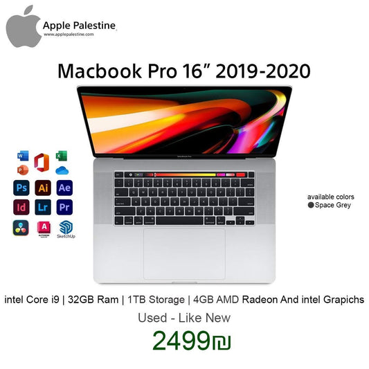 Macbook pro 16” 2019