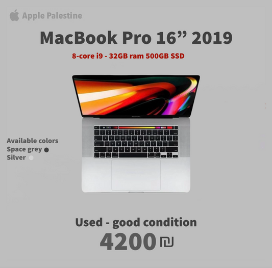 Macbook pro 16 inch 2019