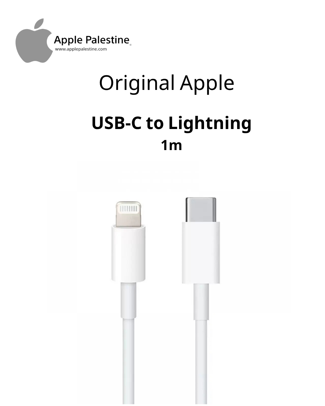USB-C to Lightning 1m