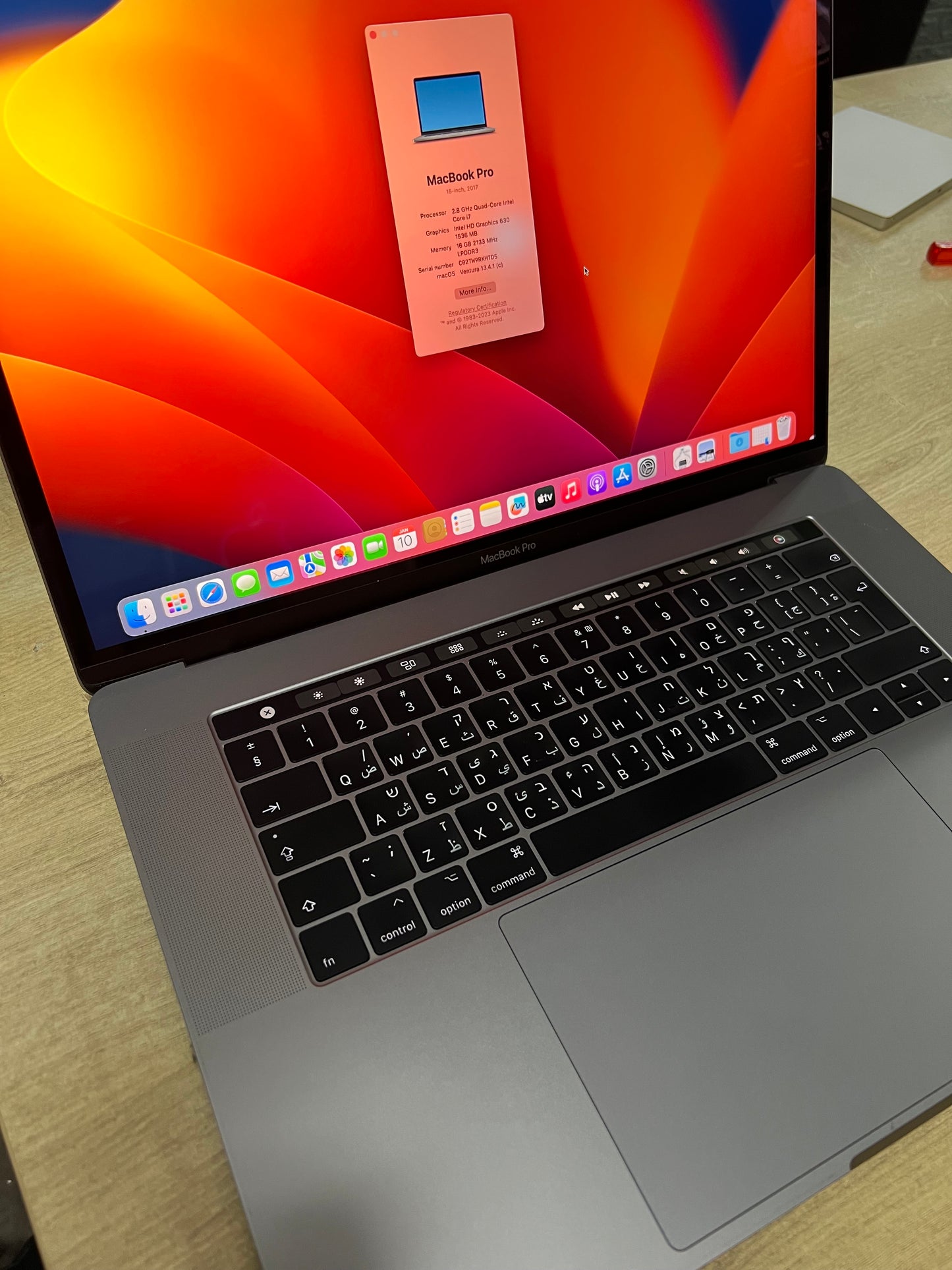 MacBook pro 15.4"