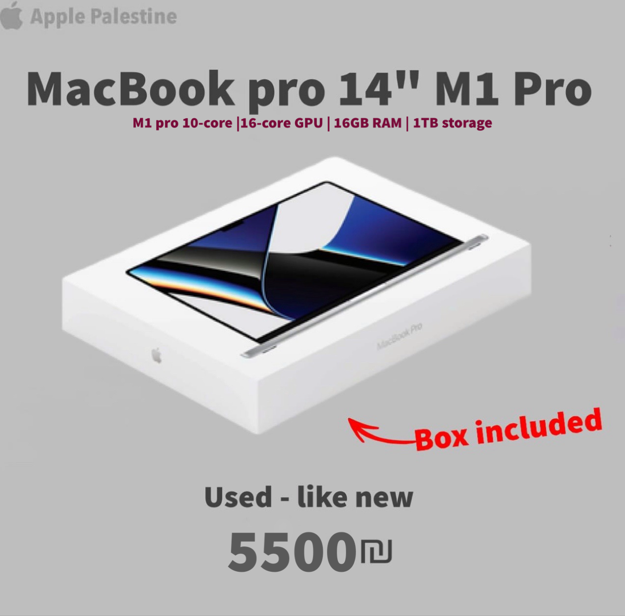 MacBook pro 14” 2021