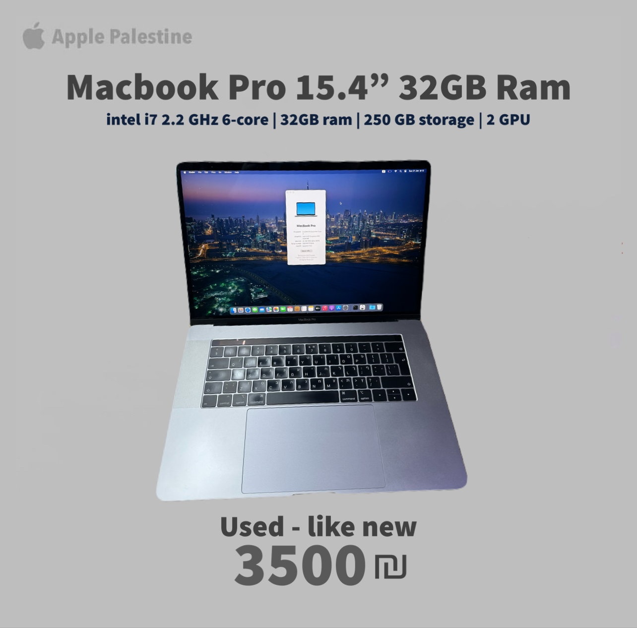 MacBook pro 15,4”