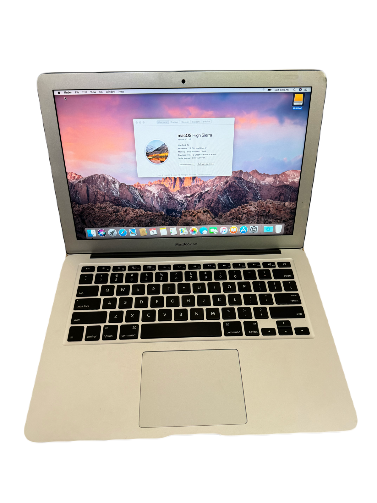 Macbook air 13.3” 2017