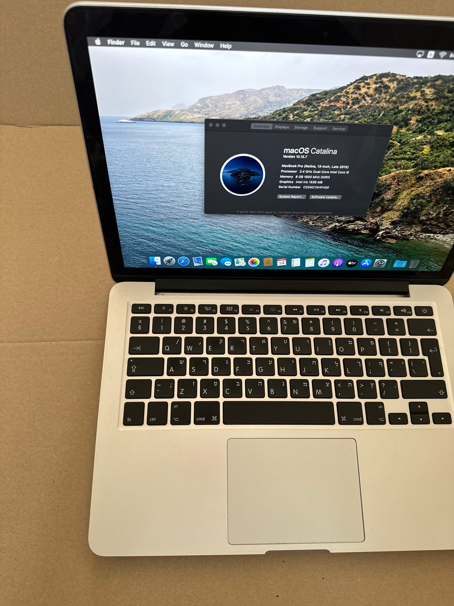 Macbook pro 13.3”