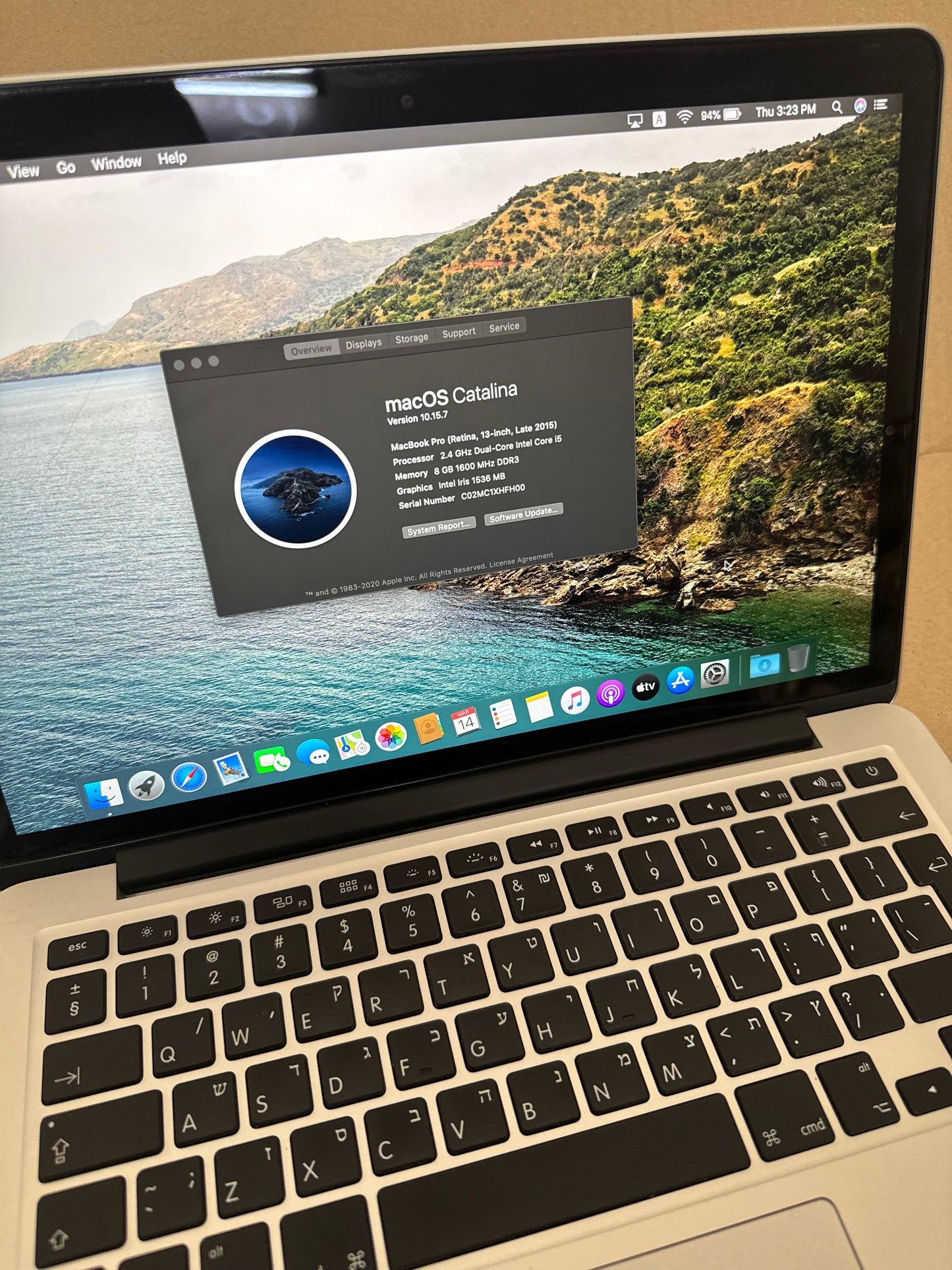 Macbook pro 13.3”