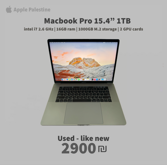 Macbook pro 15,4” 1TB