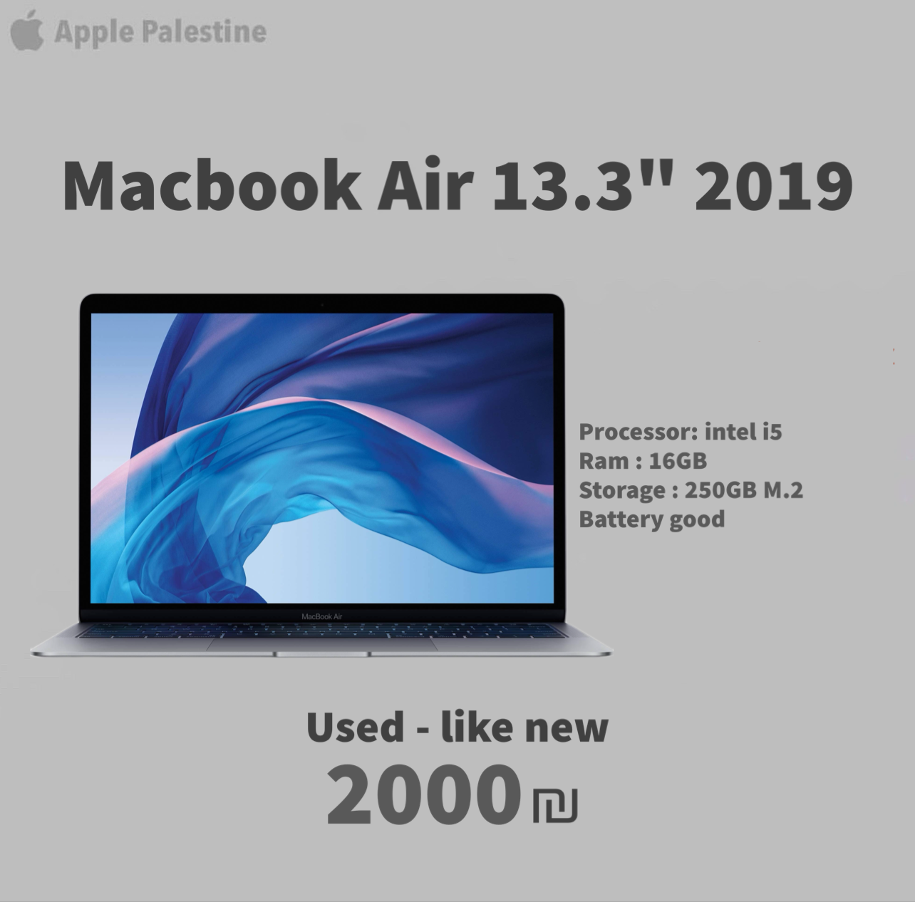 Macbook Air 13.3" 2019