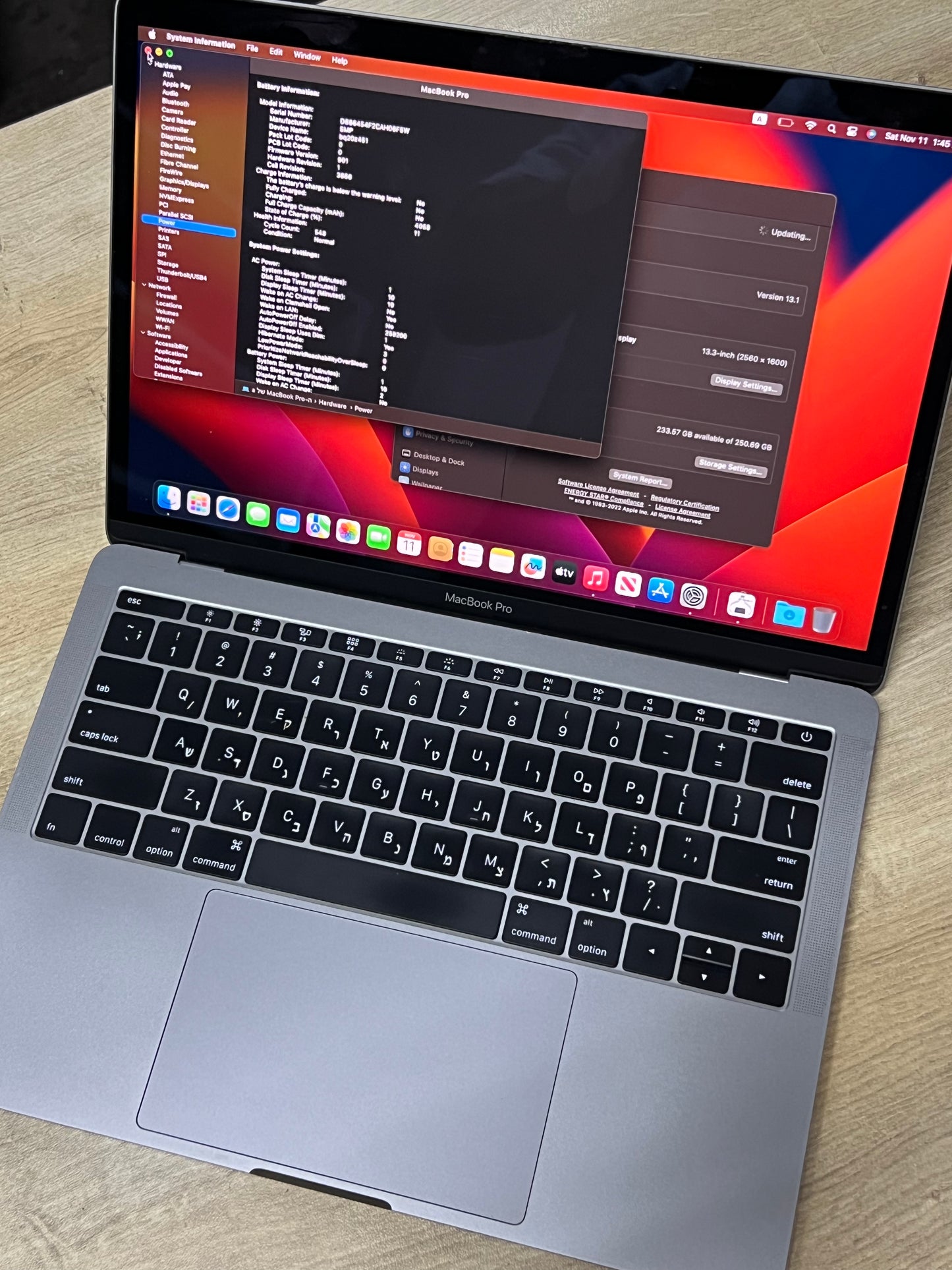 Macbook pro 13.3" 2017