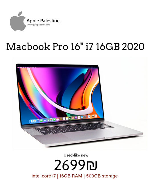 MacBook pro 16” i7